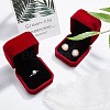 Square Velvet Ring Boxes LS-VBOX-WH0002-01B-5