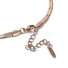 Ion Plating(IP) 304 Stainless Steel Herringbone Chain Necklace NJEW-D045-10G-3