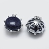 Synthetic Blue Goldstone Pendant G-G759-A01-2
