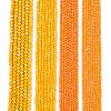 Electroplate Glass Beads Strands EGLA-A044-P4mm-B29-2