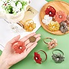 12 Pcs 6 Colors Alloy Napkin Rings AJEW-GF0002-70-3