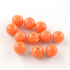 Round Imitation Gemstone Acrylic Beads X-OACR-R029-20mm-22-1