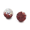 Gradient Color Design Polymer Clay Rhinestone Beads LS-CLAY-NH0001-03E-2