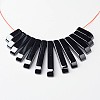 Grade AAA Non-magnetic Synthetic Hematite Rectangle Beads G-M076-03-2