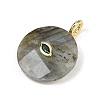 Natural & Synthetic Gemstone Faceted Pendants G-A287-02G-M-3