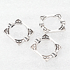 Tibetan Style Alloy Bead Frames TIBEB-6761-AS-FF-1