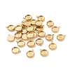 Ion Plating(IP) 304 Stainless Steel Pendant Cabochon Settings STAS-K202-03C-G-3
