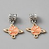 Alloy Enamel European Dangle Charms ENAM-TAC0021-01B-1