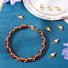 8Pcs Brass Lobster Claw Clasps KK-TA0002-67-5