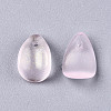 Transparent Spray Painted Glass Charms GLAA-T016-36-E01-2