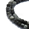 Natural Hawk's Eye Beads Strands G-P457-B01-44-2