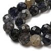 Natural Iolite Beads Strands G-A097-A14-09-4