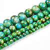 Baking Paint Glass Beads Strands DGLA-N003-6mm-B04-2
