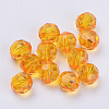 Transparent Acrylic Beads TACR-Q257-6mm-V-2
