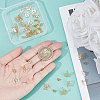 Beebeecraft 30Pcs 3 Style Brass Stud Earring Findings KK-BBC0003-29-3