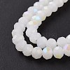 Electroplate Glass Beads Strands EGLA-A034-J1mm-L08-4