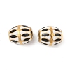 304 Stainless Steel Enamel Beads STAS-P380-81G-02-2