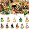 Transparent Glass Pendants GLAA-FZ0001-02E-2