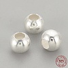925 Sterling Silver Beads STER-S002-12-4mm-3