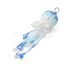 Seed Beads Beaded Charms PALLOY-MZ00316-3