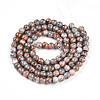 Baking Paint Glass Beads Strands X-DGLA-N003-8mm-B05-2