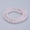 Natural Pink Calcite Beads Strands X-G-F687-01A-2