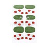 Avocados & Strawberries & Flowers Full Cover Nail Art Stickers MRMJ-T109-WSZ480-1