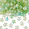 180Pcs Acrylic Bead Caps OACR-PA0001-37B-1