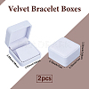 2Pcs Velvet Earring Boxes VBOX-BBC0001-01C-2