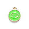 Alloy Enamel Pendants ENAM-S124-01A-06D-2