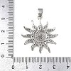Brass Micro Pave Cubic Zirconia Pendants KK-K303-01P-3