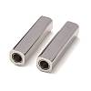 304 Stainless Steel Magnetic Clasps with Glue-in Ends SA-CBA15BC-06P-1