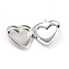 Non-Tarnish 316 Stainless Steel Locket Pendants STAS-L258-004C-P-3