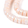 AB Color Plated Opaque Glass Beads Strands LS-GLAA-T026-3x6mm-P11-3