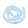Natural Aquamarine Beads Strands X-G-S150-08-10mm-2