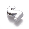 Alloy Rhinestone Slide Charms PALLOY-WH0065-28B-2