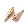 Ion Plating(IP) 201 Stainless Steel Pendants STAS-F290-01RG-2