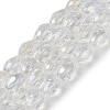 Transparent Electroplate Glass Beads Strands LS-EGLA-N013-T4mm-B01-1