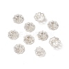 Tibetan Style Fancy Bead Caps TIBEB-E017-S-1