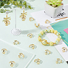 70Pcs Hollow Acrylic Beads Caps DIY-SC0025-77B-4