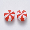Handmade Polymer Clay Beads X-CLAY-R084-01F-1