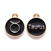 Alloy Enamel Pendants ENAM-S124-01A-08C-1
