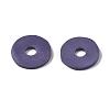 Flat Round Eco-Friendly Handmade Polymer Clay Beads CLAY-R067-12mm-04-7