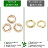 925 Sterling Silver Saw Cut Open Jump Rings STER-F036-02G-0.6x4mm-2