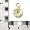 Brass Micro Pave Cubic Zirconia Pendants KK-A278-09G-03-3