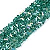 Electroplate Transparent Glass Beads Strands LS-EGLA-Q139-01A-A20-1