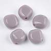 Opaque Acrylic Beads X-MACR-T025-02-2
