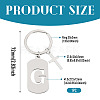 1Pc Stainless Steel Keychains KEYC-TADJ0001-08G-2