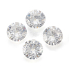 Cubic Zirconia Pointed Back Pendants X-ZIRC-N037-4mm-01-1