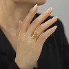 Fashionable 304 Stainless Steel Finger Rings for Women FS-WG5976D-08-1